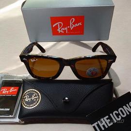 Ray-Ban Wayfarer 2140 902/57 Tortoise Polarizzati 