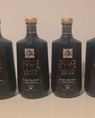 4 Bottiglie Gin DolceVita Frutti di Bosco