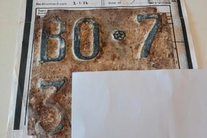 Targa Lambretta 150 Ld '56