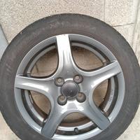 Cerchi+gomme Toyota Aygo