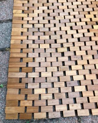 Tappeto in Legno a tasselli