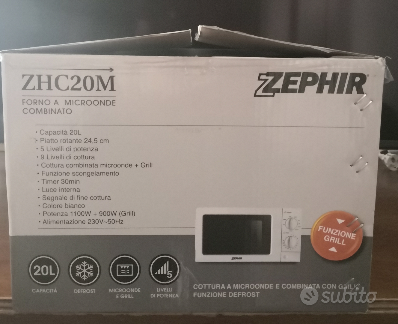 Forno microonde Zephir - Elettrodomestici In vendita a Chieti