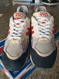 New Balance 990 Made In Usa M990TA2 Beige Navy 42