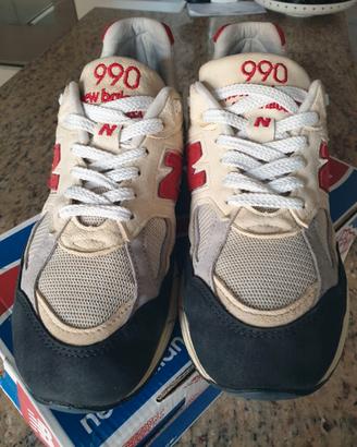New Balance 990 Made In Usa M990TA2 Beige Navy 42
