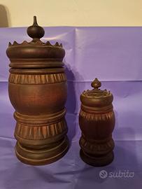 Grolla liscia valdostana legno