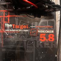 Snowboard uomo 154 cm con attacchi