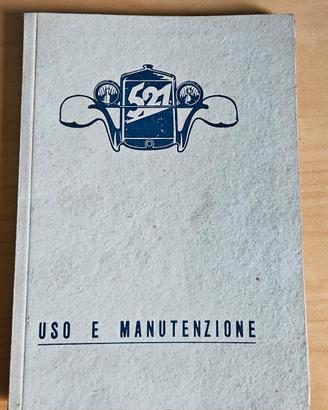 Uso manutenzione Fiat 520 e 521