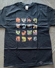 T-Shirt promozionale nera L - Monster Hunter World