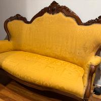 Divano anni ‘20 ‘30 in tessuto