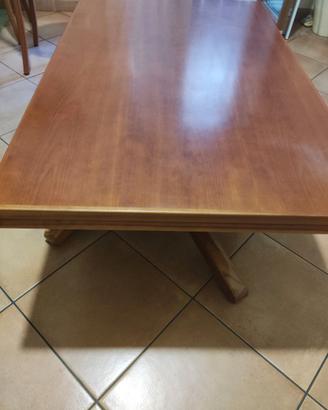 Tavolo in ciliegio 70x110 cm allungabile