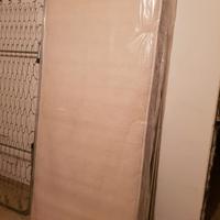 MATERASSO SINGOLO + RETE METALLICA