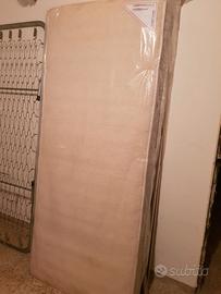 MATERASSO SINGOLO + RETE METALLICA