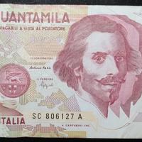banconota lire 50000 Bernini 1992