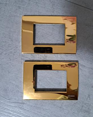 2 Placche interruttori prese BTICINO living light