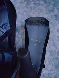 scarpe da donna eleganti con tacco alto e plateau