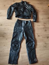 GIACCA E PANTALONE PELLE DAINESE  DONNA  46