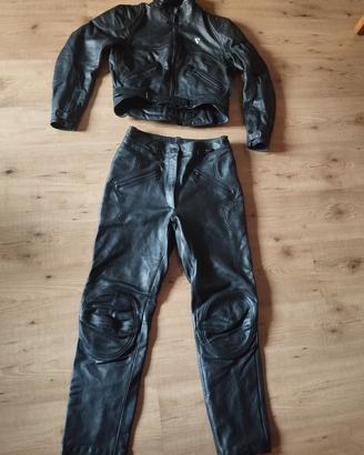 GIACCA E PANTALONE PELLE DAINESE  DONNA  46