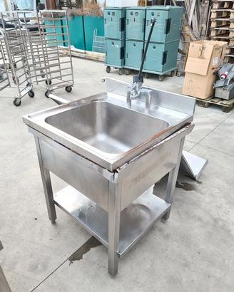 lavello inox per lavaggio piatti usato