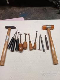 attrezzi artigianali x lavori su rame
