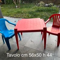 Tavolo von 2 sedie per bambini
