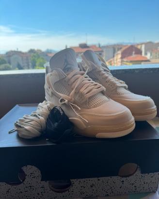Jordan 4 Retro SP x Off-White “Sail”