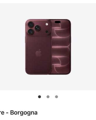 Apple IPhone 18 pro borgogna 512 gb nuovo