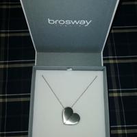 Girocollo acciaio cuore Brosway