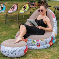 Set Relax Gonfiabile: Poltrona + Pouf (Nuovo mai u