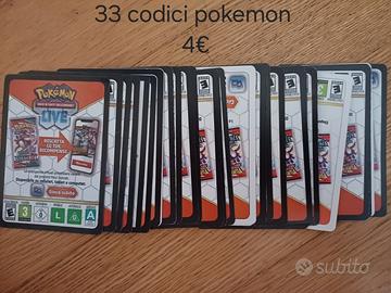 codici per il gioco GCC pokemon pocket