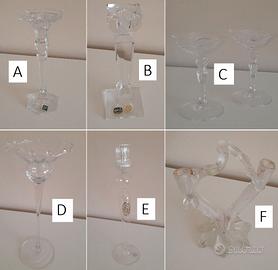 Collezione di 7 Candelabri Portacandele