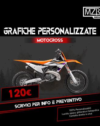 Grafiche 100% Personalizzabili motocross