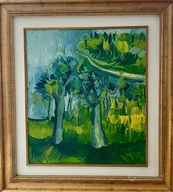 Athos Faccincani olio su tela 80x70