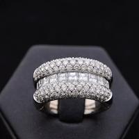 ANELLO BUBBLES ORO BIANCO 18KT  BRILLANTI 2.42 CT