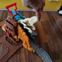 Pista macchine/treni bambini giocattolo dinosauro