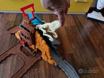 Pista macchine/treni bambini giocattolo dinosauro