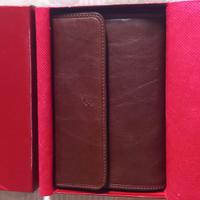 portafoglio in vera pelle