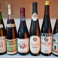 Bottiglie di vino da collezione