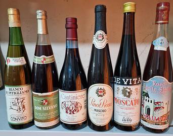 Bottiglie di vino da collezione