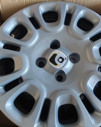 cerchi con copri cerchi fiat pandina 