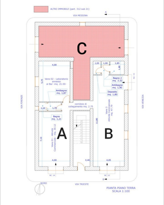 Mag. Commerciali di fronte scuola elem. Marullo