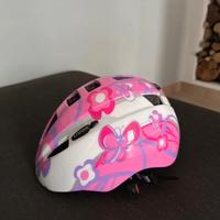 Casco bici Uvex bambina rosa butterfly
