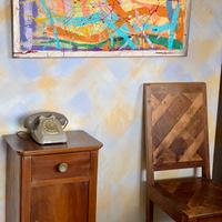 Tela astratta orizzontale