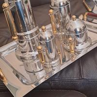 Set caffè vintage acciaio inox