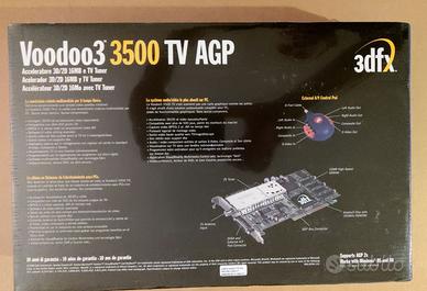 3DFx Voodoo 3500 TV AGP NUOVA SIGILLATA Vintage Informatica In