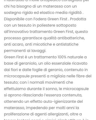 MATERASSO ORTOPEDICO 