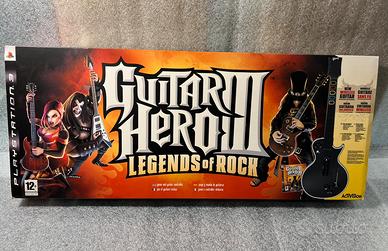 Guitar Hero 3 Legends of Rock per Playstation 3