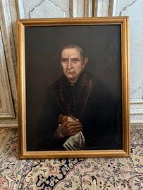 Ritratto femminile d’epoca olio su tela
