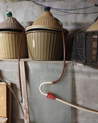 Damigiane in vetro da 50 lt