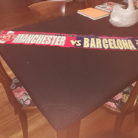 Sciarpa calcio Manchester-Barcellona