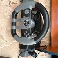 Volante pedaliera videogiochi